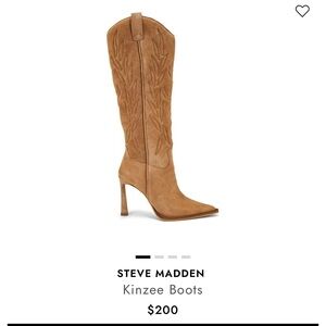 Steve Madden Kinzee Tan Heeled Boots